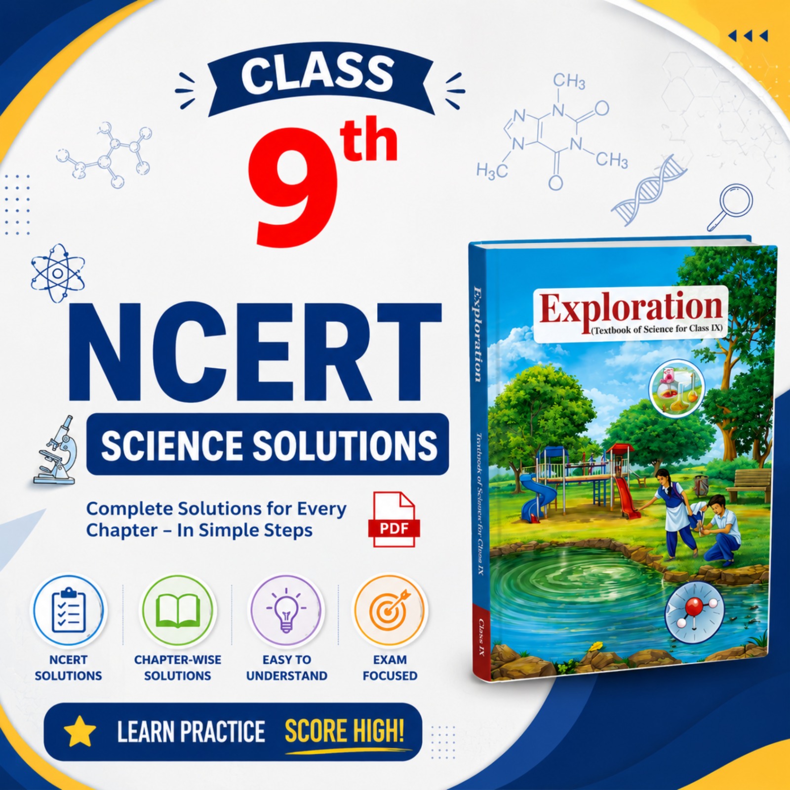 Class 9 Science NCERT Solutions Book | Chapter-wise CBSE Answers with Detailed Explanations | Latest Syllabus