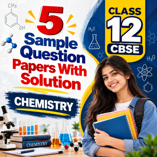 CBSE Class 12 Chemistry Board Exam Pack: 5 Sample Papers + Solutions