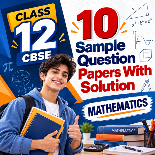 CBSE Class 12 Maths Board Exam Pack: 10 Mock Test Papers + Solutions 2027