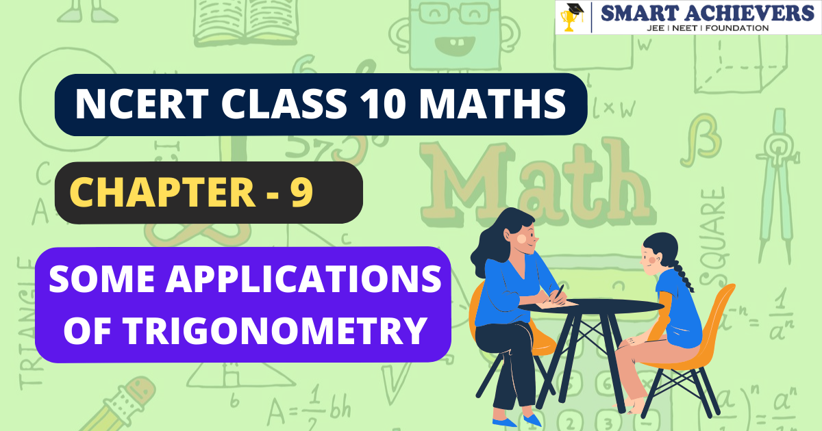 Some Applications of Trigonometry | NCERT Books Class 10 Maths | NCERT ...